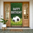thumbnail image 3 of Green Turf Banner Soccer Ball Football Party Backdrop 3D White Letters Natural Style Sports Theme Background for Soccer Birthday Party Kids Sports Party Outdoor Party Decoration, 3 of 9