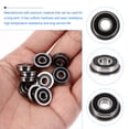 thumbnail image 2 of Miangastore 10 Pcs Roulements F695-2rs Durables Roulements à Billes pour Moteur Bas Moyen (Argent), 2 of 8