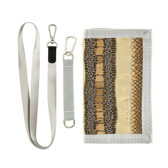 Men's and Women's Wallets Stylish and Functional Wallet Novelty Wallets Perfect Gift for All Occasions Snake Skin Patterned Texture