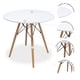 thumbnail image 4 of Comedor Oslo Redondo Blanco para 4 Personas Sillas Oslo Azul, 4 of 8