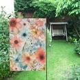 thumbnail image 3 of Season Garden Flag Leaf Flower Garden Flag Double Sided12×18 Inch Welcome Flag,Leaves Flower Flag Outdoor Party, Seasonal Decoration Courtyard Flag, 3 of 5