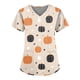 thumbnail image 1 of Women's Fashion Casual Short Sleeve V-Neck Halloween Printed Pocket Top, 1 of 3