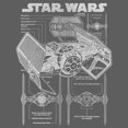 thumbnail image 2 of Mens Star Wars TIE Fighter Schematic Tank Top, 2 of 4