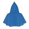 thumbnail image 6 of PXLKNZH Men's and Women Halloween Costume Shawl Cloak Solid Color Short Hooded Poncho Coat Beach Outfit Sun Protection Shrug Cape Winter Hooded Outerwear Blue,Free Size, 6 of 6