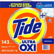 Tide HE Ultra Oxi Powder Laundry Detergent Original 250 Ounce