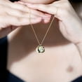 thumbnail image 6 of Rosec Jewels Flower Pendant Necklace - Lab Created Diamond Rose Pendant with Chain (EF-VS Quality), 18K Yellow Gold, 6 of 8