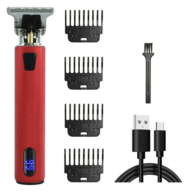 Cortapelos para hombres, cortapelos profesional recargable, kit de aseo inalámbrico para corte de pelo, regalo para hombres
