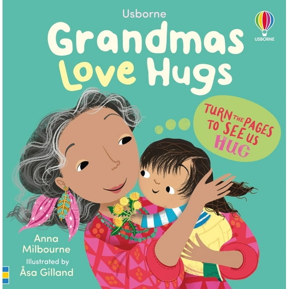 Usborne Huggy Books Grandmas Love Hugs, (Board Book)