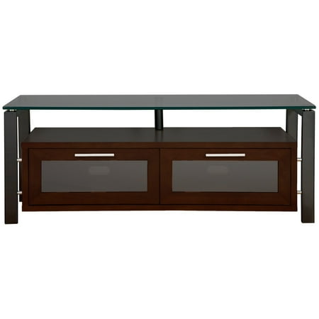 Plateau Decor 50 Inch TV Stand in Espresso/Black and Black