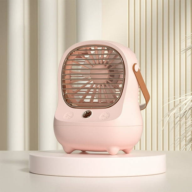 Acondicionador portátil para electrodomésticos, enfriador evaporativo con carga USB de 3 velocidades, mini ventilador y humidificador personal para el hogar, la oficina y el dormitorio.