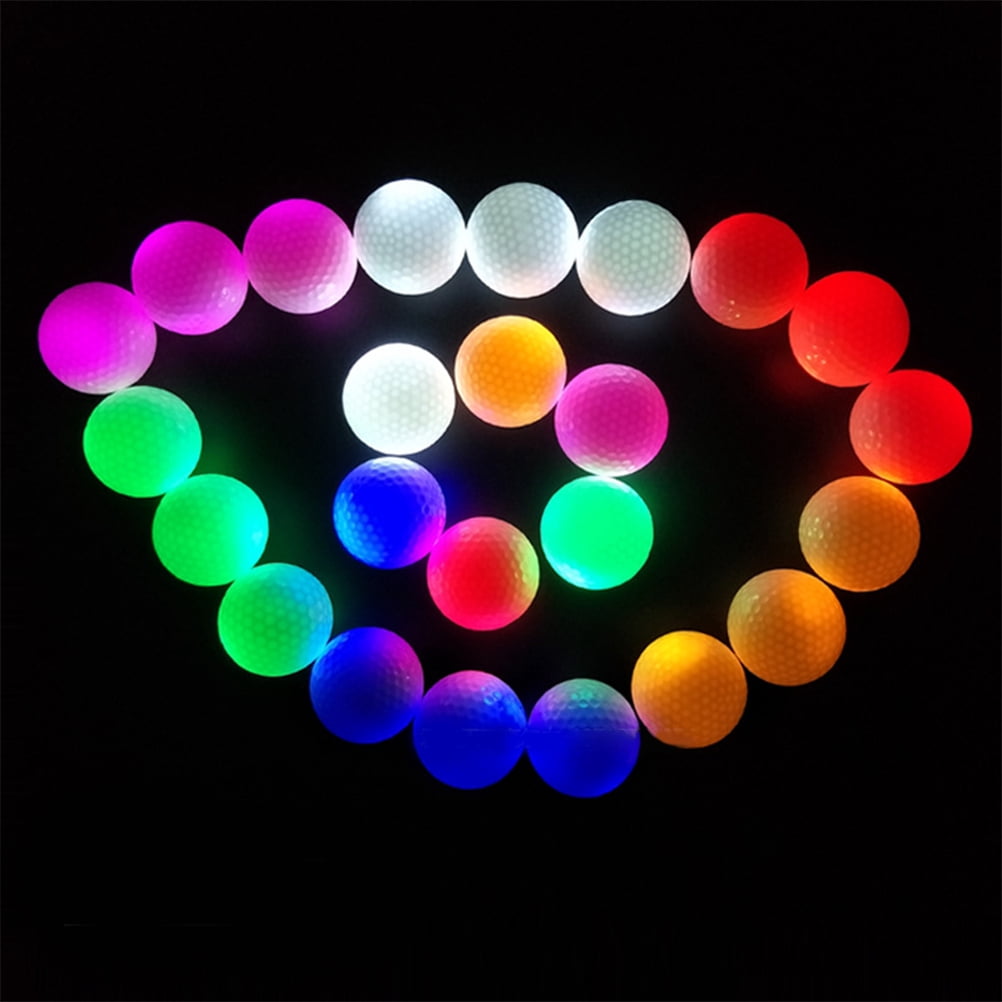 Glow in The Dark Golf Balls Light up Led Golf Balls Night Golf Gift Sets for Men Kids Women 6 Pack (6 Colors in one)