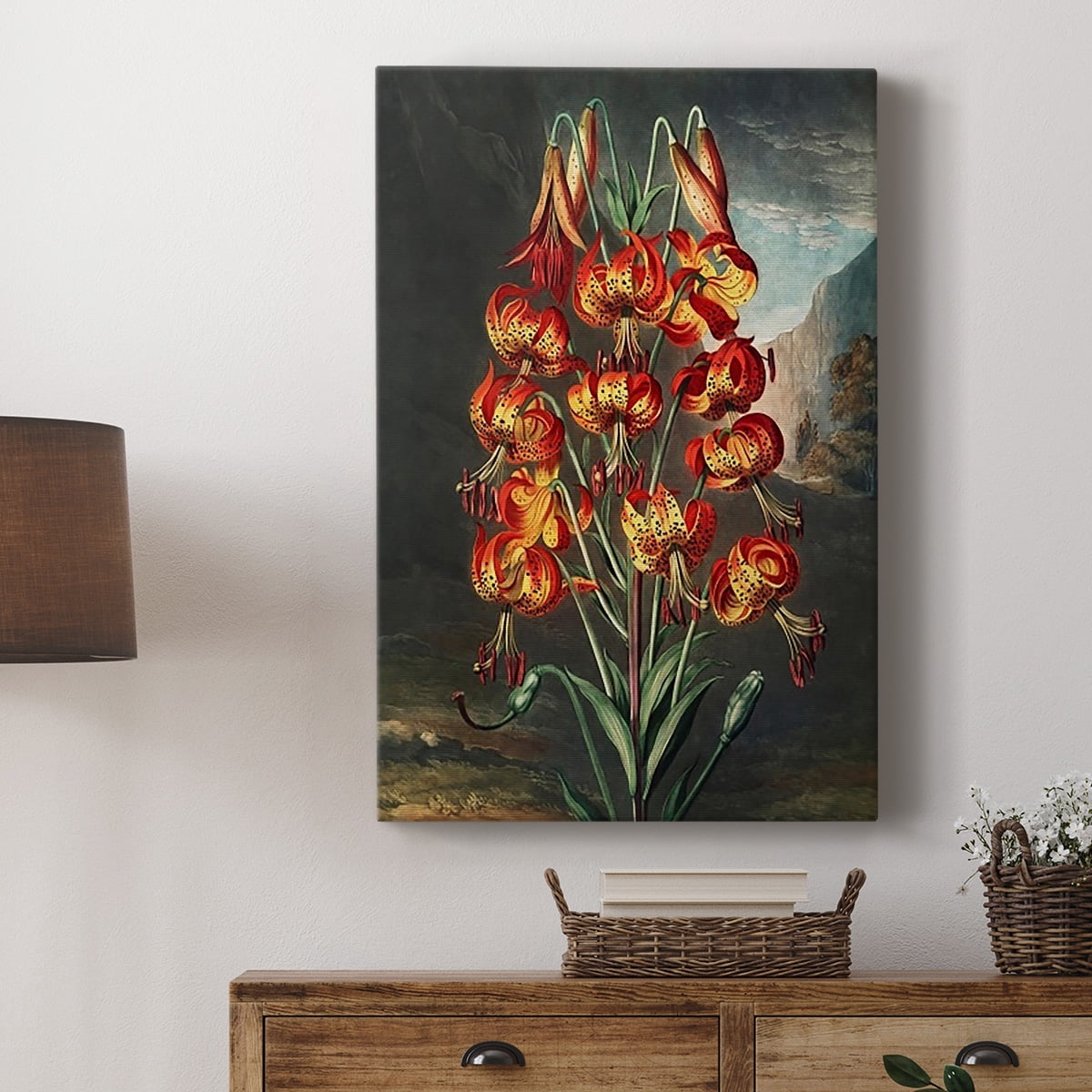 Temple of Flora III Premium Gallery Wrapped Canvas - Ready to Hang