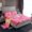 Pink-01, variant on Homewish Dino Leaf Pink Twin 3-Piece Reversible Boys Kids Breathable Multicolor Tropical Floral Sheet Set