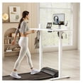 thumbnail image 7 of Height Adjustable Electric Standing Desk, 46 x 24 Inches Memory Home Office Sit Stand up Desk with Phone Holder and USB Charging Port, White, 7 of 7