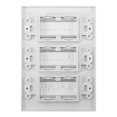 thumbnail image 2 of Wall Plates  Brush Wall Plate  Brush Wall Plates  Plastic Wall Plate Plastic Anti Dust Brush Cable Wall Plate Port Insert Cover Outlet Mount Multimedia Panel New #3, 2 of 2