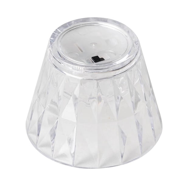 Lámpara de noche de barra romántica de mesa de luz de proyección de cristal de diamante LED (1 pieza) Tmvgtek Para estrenar