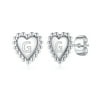 Ursteel Heart Initial Earrings for Girls S925 Sterling Silver Post Post Gold Plated Dainty Cute Girls Earrings Hypoallergenic Initial Earrings Jewelry Gifts for Girls Kids