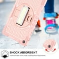 thumbnail image 7 of Dteck for Samsung Galaxy Tab S6 Lite case 10.4 Inch 2022/2020 with Rotating Hand Strap Stand/Shoulder Strap, Heavy Duty Shockproof Case for Galaxy Tab S6 Lite (SM-P610/P613/P615/P619),Rosegold, 7 of 7