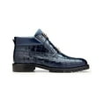 thumbnail image 3 of Belvedere Men's Dress Boot Gallardo Genuine Caiman Crocodile Navy U02, 3 of 6