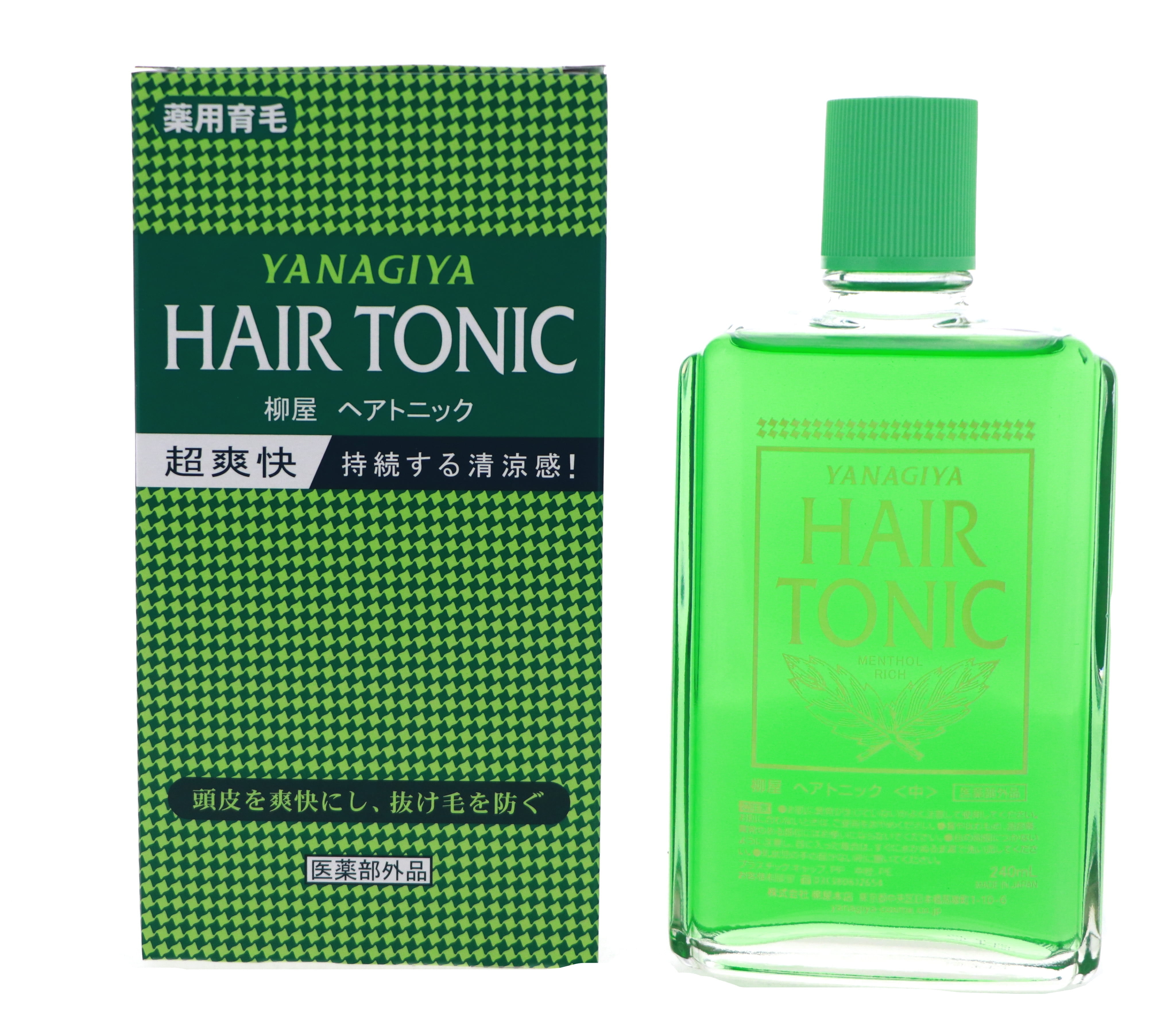 YANAGIYA Hair Medicated Hair Growth Tonic 240ml imported from