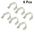 thumbnail image 2 of 6pcs Meat Thermometer Probe Clip Holder Thermometer Holder Barbeque Holder for Temperature Readings Smoker Grill Oven BBQ (Silver), 2 of 8