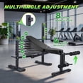 Adjustable Weight Bench, Foldable Workout Bench for home gym 660 LBS ...