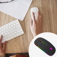thumbnail image 4 of Wireless Numeric Keyboard 18 Keys Mini Round Keycap 2.4GHz Keypad with Receiver Desk Key Board Supplies for PC Computer Colorful Black, 4 of 9