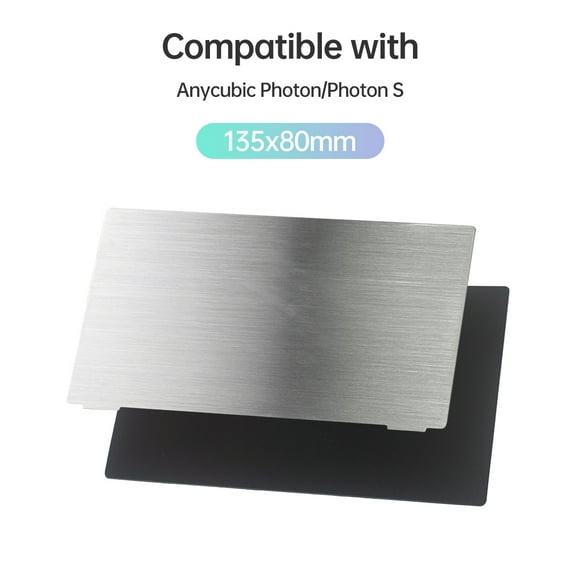 Build Plate,Plate Print 135x80mm - Compatible Build Plate Printer - Steel Resin 3d Printer Print With