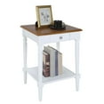 thumbnail image 2 of Pemberly Row One-Drawer End Table with Shelf in White Wood Finish, 2 of 7