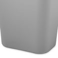 thumbnail image 6 of Rubbermaid Resin Wastebasket, Plastic Under Desk Trash Can, 7 Gal, Gray, 2 Pack, 6 of 7