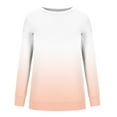 thumbnail image 4 of WXLWZYWL Trendy Sweatshirts For Women 2023 Women'S Casual Round Neck Long-Sleeved Printed Top Hoodie No Hoodie, 4 of 5