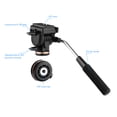 thumbnail image 2 of Labymos Professional Camera Video Fluid Drag Pan Head Damping Tripod Head 6kg Load Capacity with Handle 1/4 Inch Quick Release Plates Compatible with DSLR Cameras Camcorders, 2 of 7