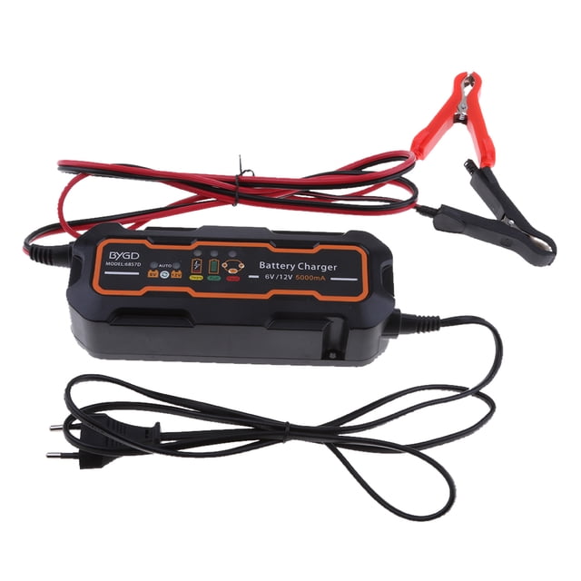 de ía Rápido Elegante de Motocicleta 6V 12V 5A con Enchufe LED Sunnimix Cargador de motocicletas