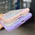 thumbnail image 5 of Cute Bling Glitter iPhone 11 Case, Clear Fashion Shiny Butterfly [Sparkle Stars Shockproof Drop Protection] Phone Case Cover Slim Thin Soft Silicone for iPhone 11 6.1-inch (Purple), 5 of 13