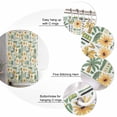 thumbnail image 5 of Shower Curtain, Summer Green Tree Sunflower Fish Waterproof Shower Curtain Set with Hooks for Bathroom Showers,Stalls and Bathtubs,36x72In Beach Tropical Plant, 5 of 9