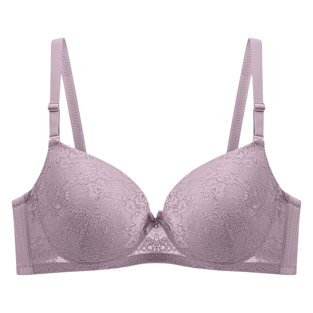 ManxiVoo Plus Size Wireless Bra For Women Full Coverage Support Anti Sagging Comfort Soft Fabric Seamless Nighttime Wear 85 Size Dark Gray