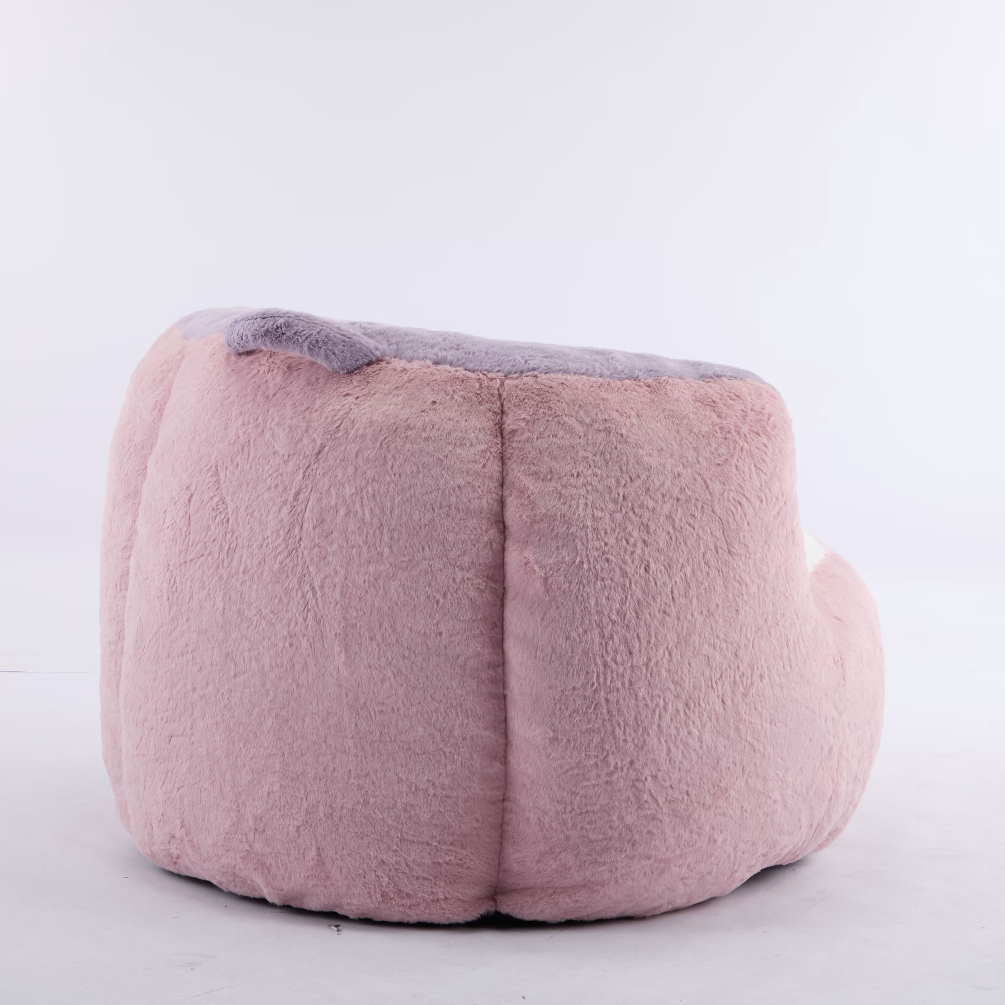 MAYEERTY Oversized Bean Bag Chair, Faux Rabbit Fur Lounge Sofa for Living Room Bedroom Dorm, No Assembly Required