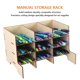 thumbnail image 2 of Modelo de pintura Organizador Pigment Rack Conveniente Accesorio de DIY Organizadores Almacenamiento Transporte de estantería Organización Contenedor para uso doméstico Eigraketly  HA012205-00, 2 of 6