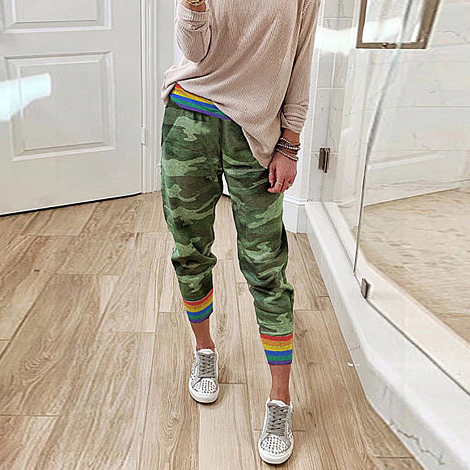 Njoeus Camo Pants Women Fashion Women 