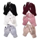 thumbnail image 1 of 6 Pares Guantes De Tejido Lana Unisex Moda Invierno Frío, 1 of 7