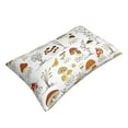 thumbnail image 3 of Daiia Mushrooms And Butterflies Bedding Waterproof Pillow Protector Zippered Queen – Bed Bug Proof Pillow Encasement-16"x24", 3 of 9