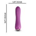thumbnail image 3 of Charms Fern Mini Bullet Vibrator, Purple, 3 of 5