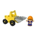 thumbnail image 3 of Fisher-Price Little People Bulldozer Construction Toy & Figure Set for Toddlers, 2 Pieces, 3 of 6
