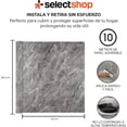 thumbnail image 2 of Papel Tapiz Azulejo Mármol Rollo Vinil Adhesivo 10m X 60cm Gris con Blanco Piedra, 2 of 7