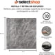 thumbnail image 2 of Papel Tapiz Azulejo Mármol Rollo Vinil Adhesivo 10m X 60cm Gris con Blanco Piedra, 2 of 7