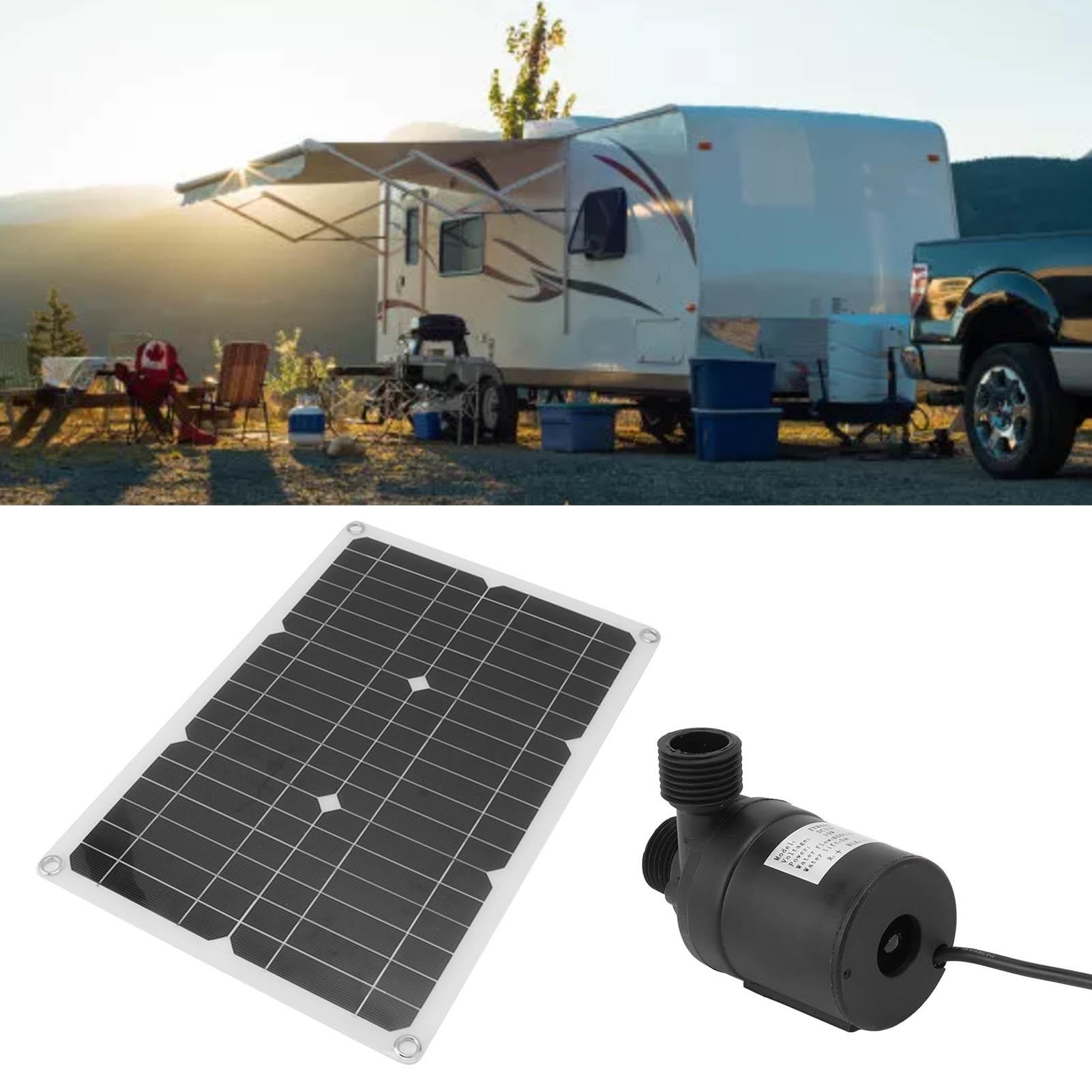 Yajisi 20W 18V Monocrystalline Solar Panel with Battery Box – High‑Efficiency 30% Conversion, Ideal for Cars, Boats, Street Lamps & Water Pumps