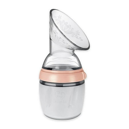 UPC: 9420060201772 | haakaa Gen.3 Manual Breast Pump Upgraded Multifuctional Silicone Breast Pump for Breastfeeding Moms to Collect Breast Milk Reusable(5.4oz/160ml Peach) 5.4oz/160ml Breast Pump Peach