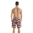 thumbnail image 6 of Genuiskids Family Matching Swimwear Father Son Trunks Boho Summer Print Lace-up Loose Swim Bottoms Swimsuit Men Boy Bathing Suit, 6 of 7