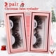 thumbnail image 5 of Pestañas postizas de visón sintético esponjosas, pestañas postizas decorativas para Navidad, Año Nuevo, fiestas y escenarios., 5 of 5