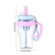 thumbnail image 2 of Botella de agua con filtro incorporado | Taza de viaje a prueba de fugas | Copa deportiva portátil ligera | Boca ancha | Mango antideslizante | 680ml | Plástico | Gris Azul | Frasco de bebidas al, 2 of 5